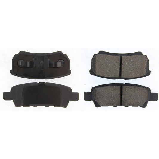 Top View of Rear Disc Brake Pad Set CENTRIC 301.10370