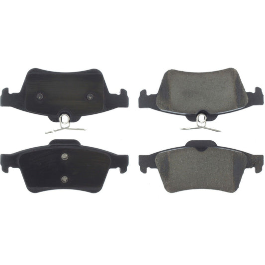 Top View of Rear Disc Brake Pad Set CENTRIC 301.10950