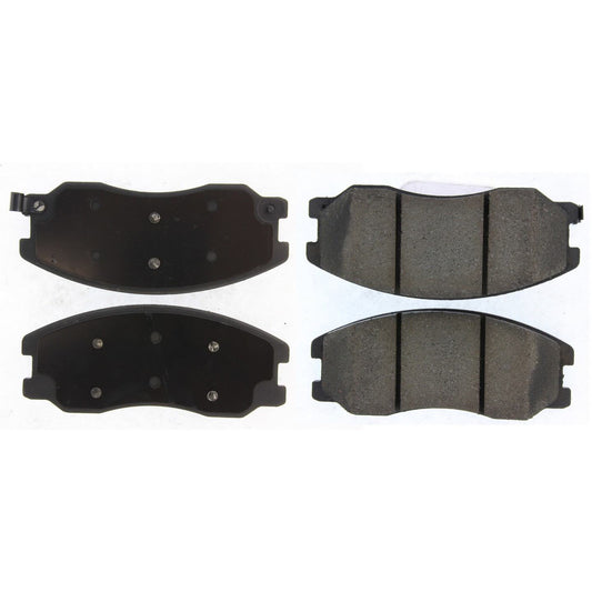 Top View of Front Disc Brake Pad Set CENTRIC 301.12640