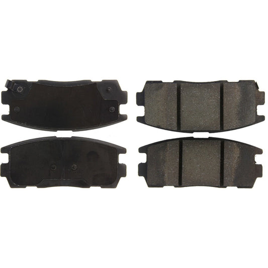 Top View of Rear Disc Brake Pad Set CENTRIC 301.12750