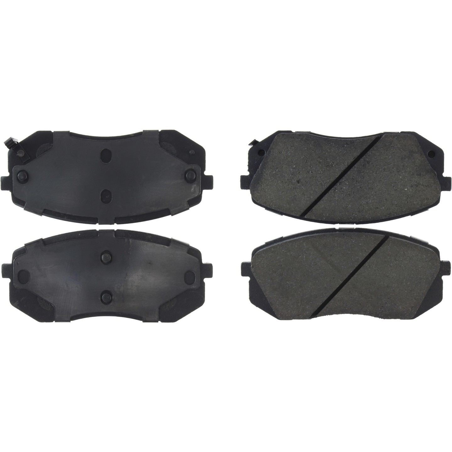 Top View of Front Disc Brake Pad Set CENTRIC 301.12951