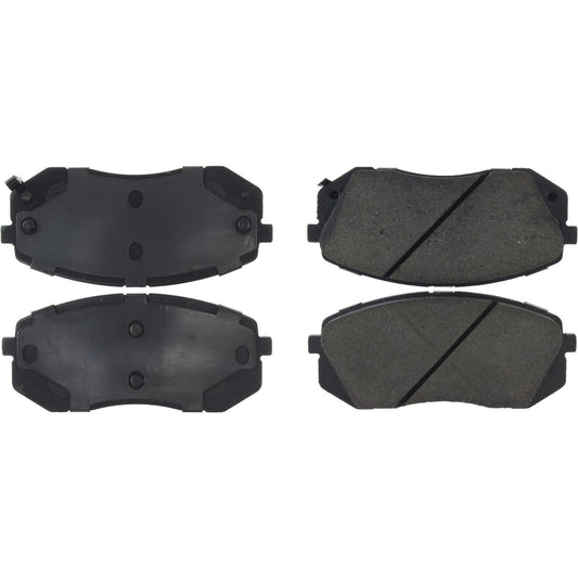 Top View of Front Disc Brake Pad Set CENTRIC 301.12951