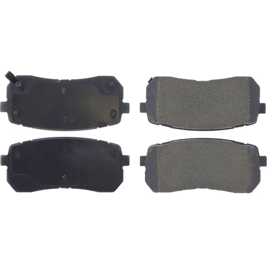 Top View of Rear Disc Brake Pad Set CENTRIC 301.13020