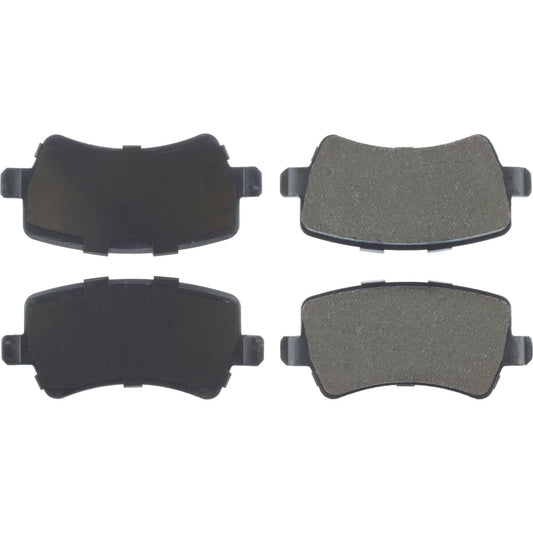 Top View of Rear Disc Brake Pad Set CENTRIC 301.13070