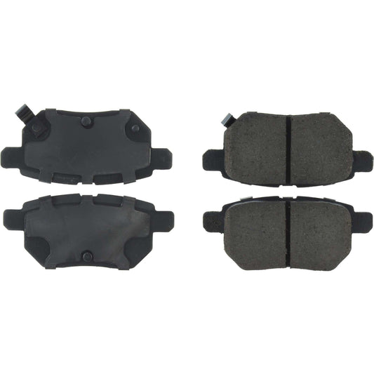 Top View of Rear Disc Brake Pad Set CENTRIC 301.13541