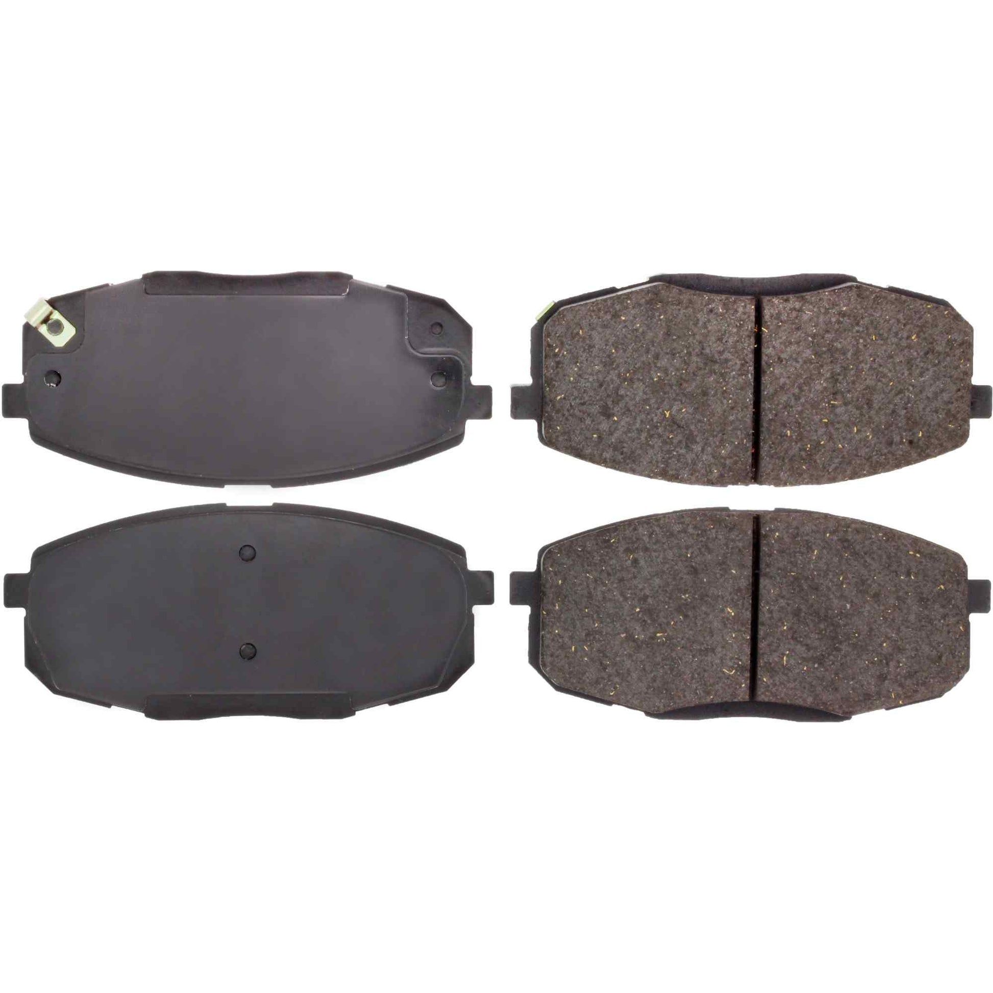 Top View of Front Disc Brake Pad Set CENTRIC 301.13971