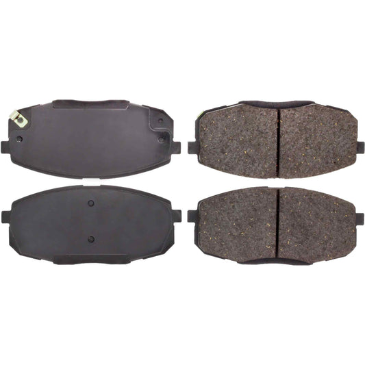 Top View of Front Disc Brake Pad Set CENTRIC 301.13971