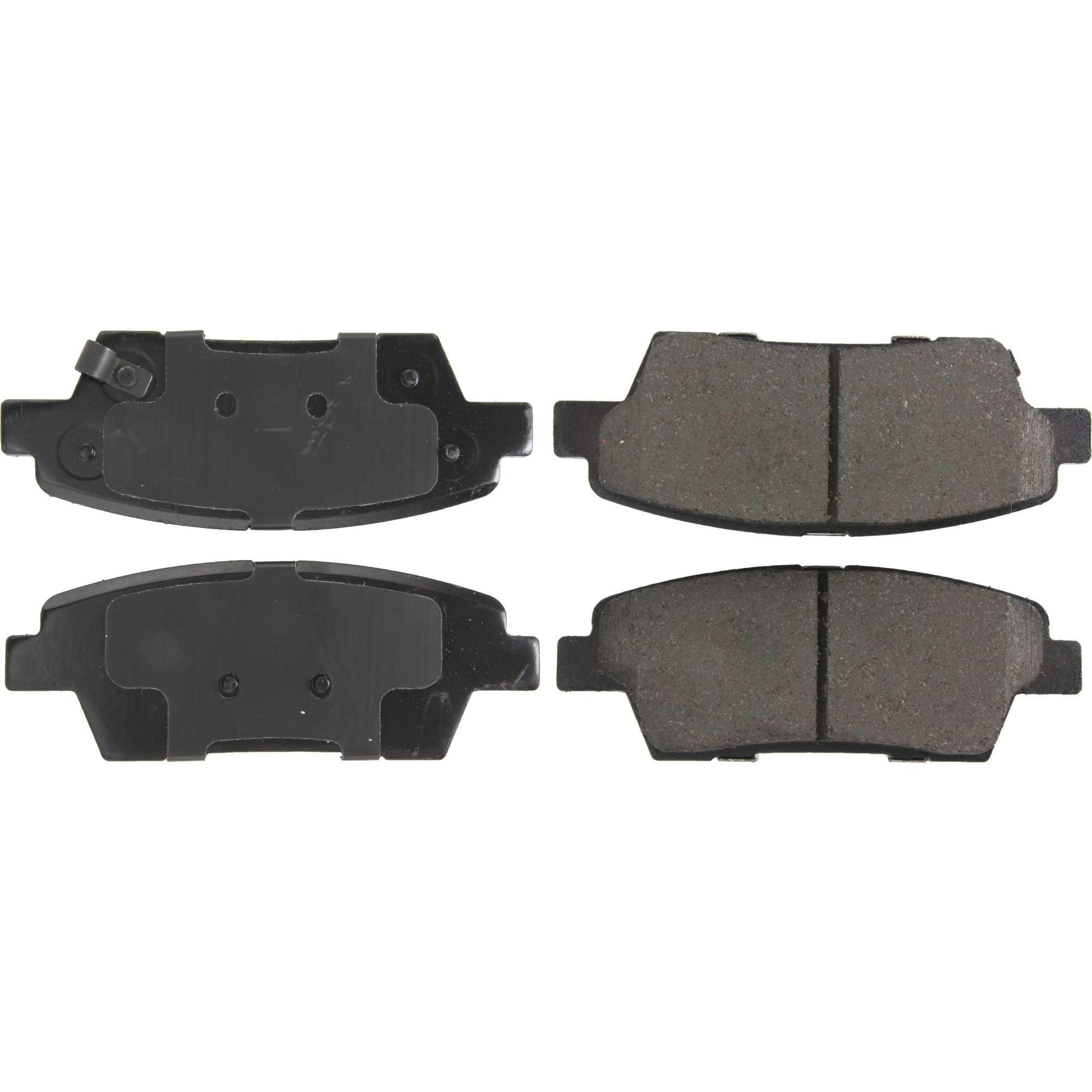 Top View of Rear Disc Brake Pad Set CENTRIC 301.15510