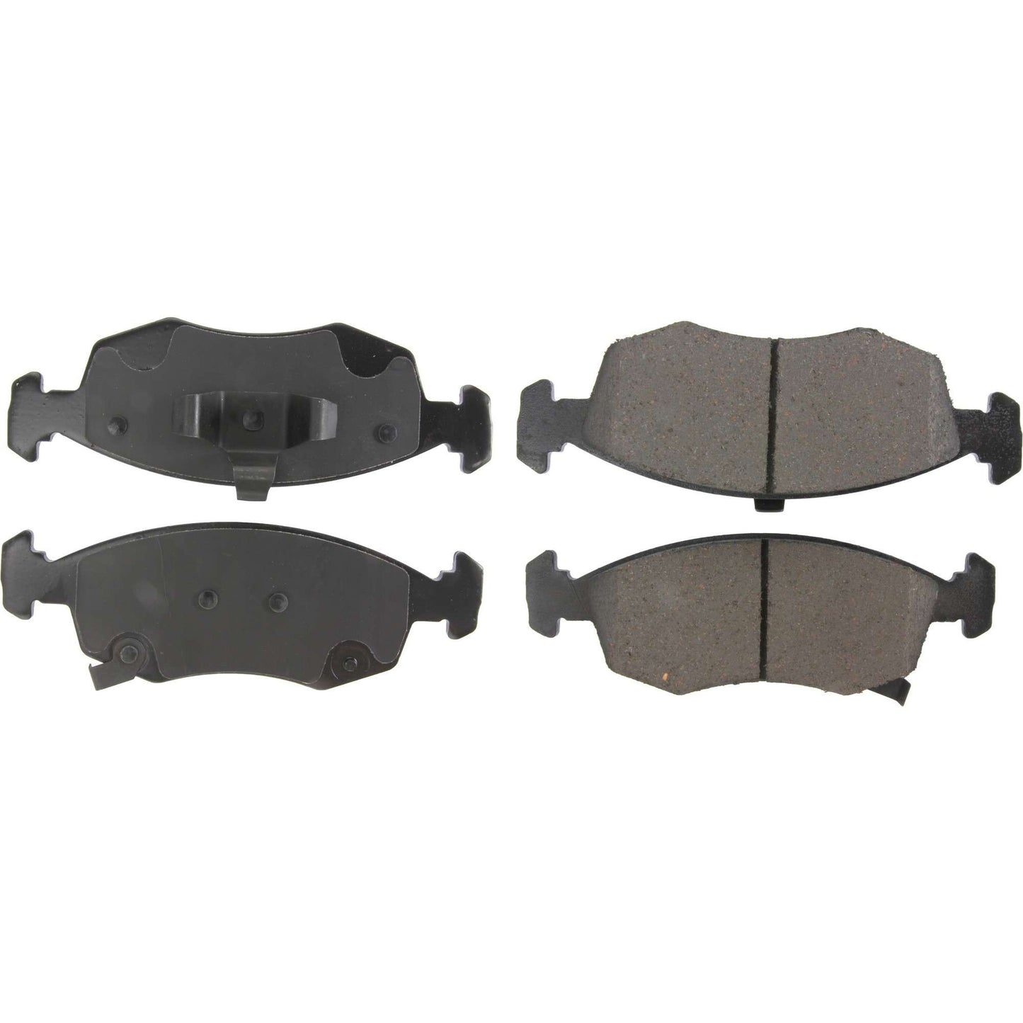 Top View of Front Disc Brake Pad Set CENTRIC 301.15680