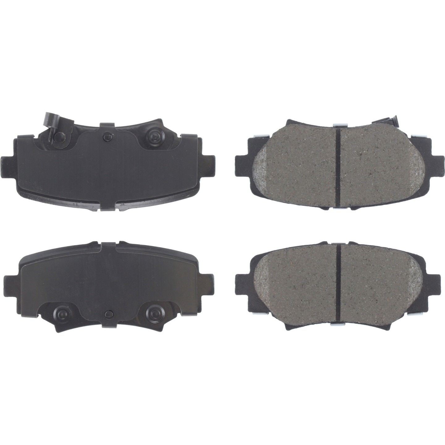 Top View of Rear Disc Brake Pad Set CENTRIC 301.17290