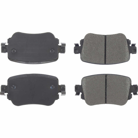 Top View of Rear Disc Brake Pad Set CENTRIC 301.17790