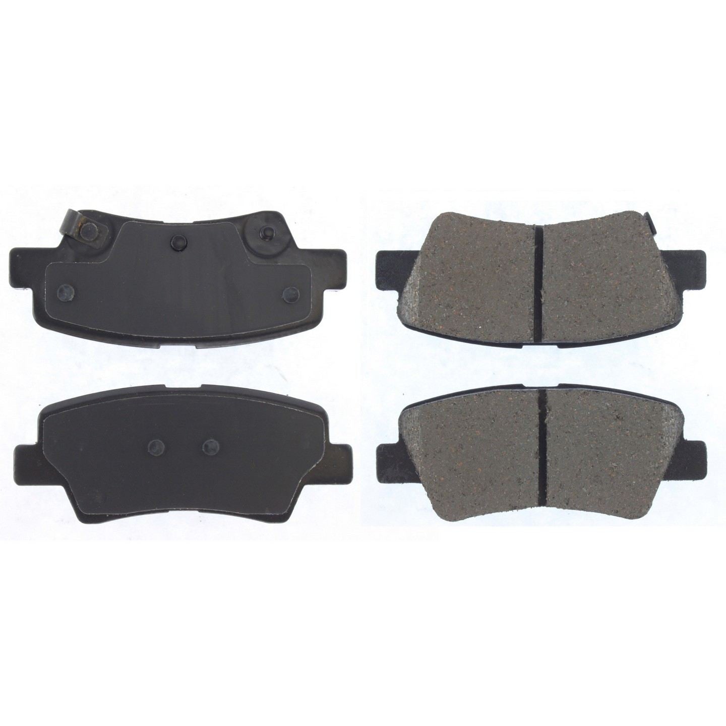 Top View of Rear Disc Brake Pad Set CENTRIC 301.18130