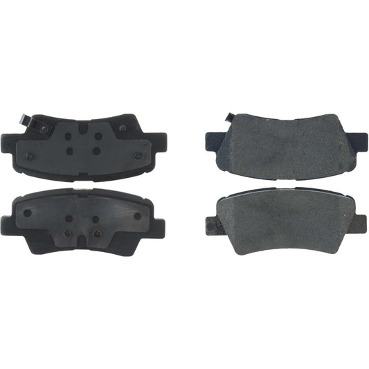 Top View of Rear Disc Brake Pad Set CENTRIC 301.18480