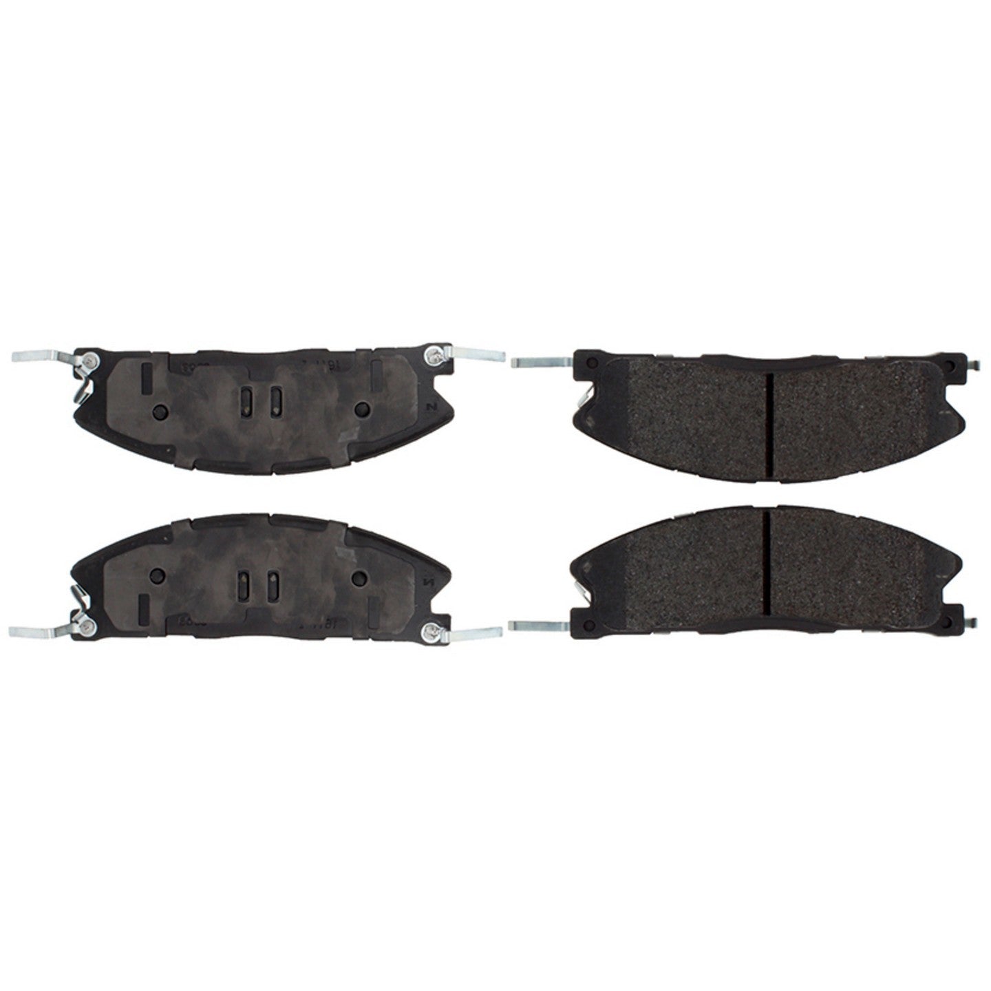 Top View of Front Disc Brake Pad Set CENTRIC 306.16111