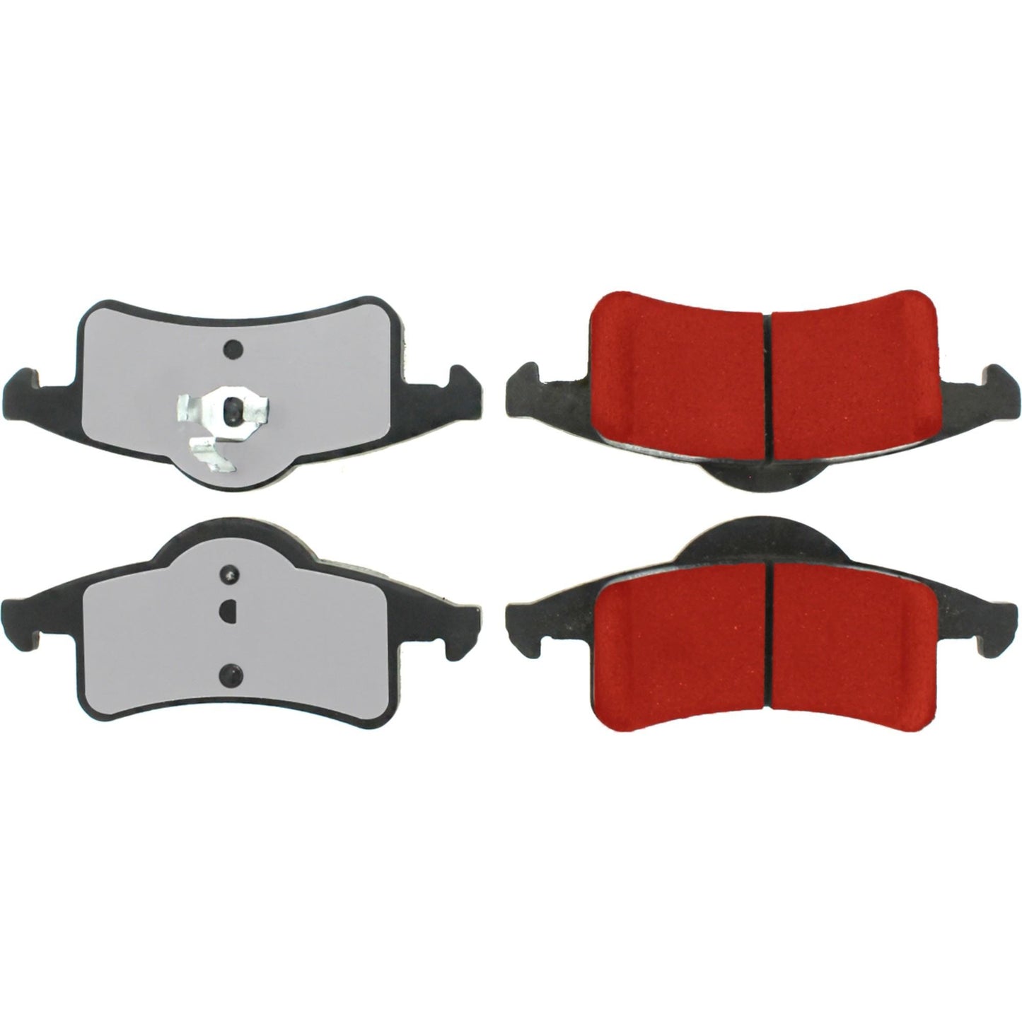 Top View of Rear Disc Brake Pad Set CENTRIC 500.07910