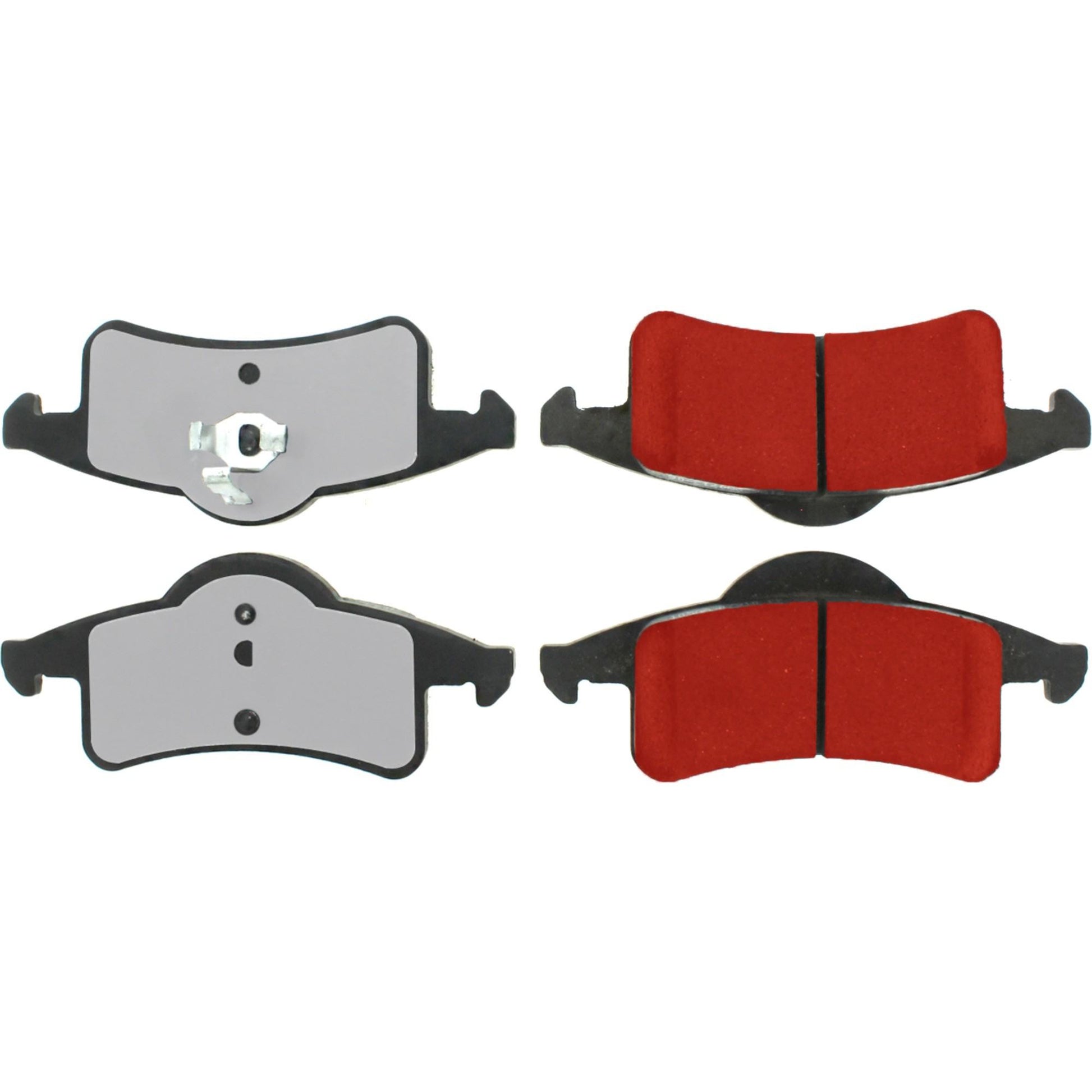 Top View of Rear Disc Brake Pad Set CENTRIC 500.07910