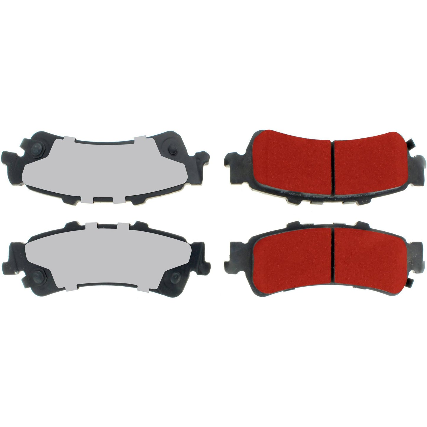 Top View of Rear Disc Brake Pad Set CENTRIC 500.07920