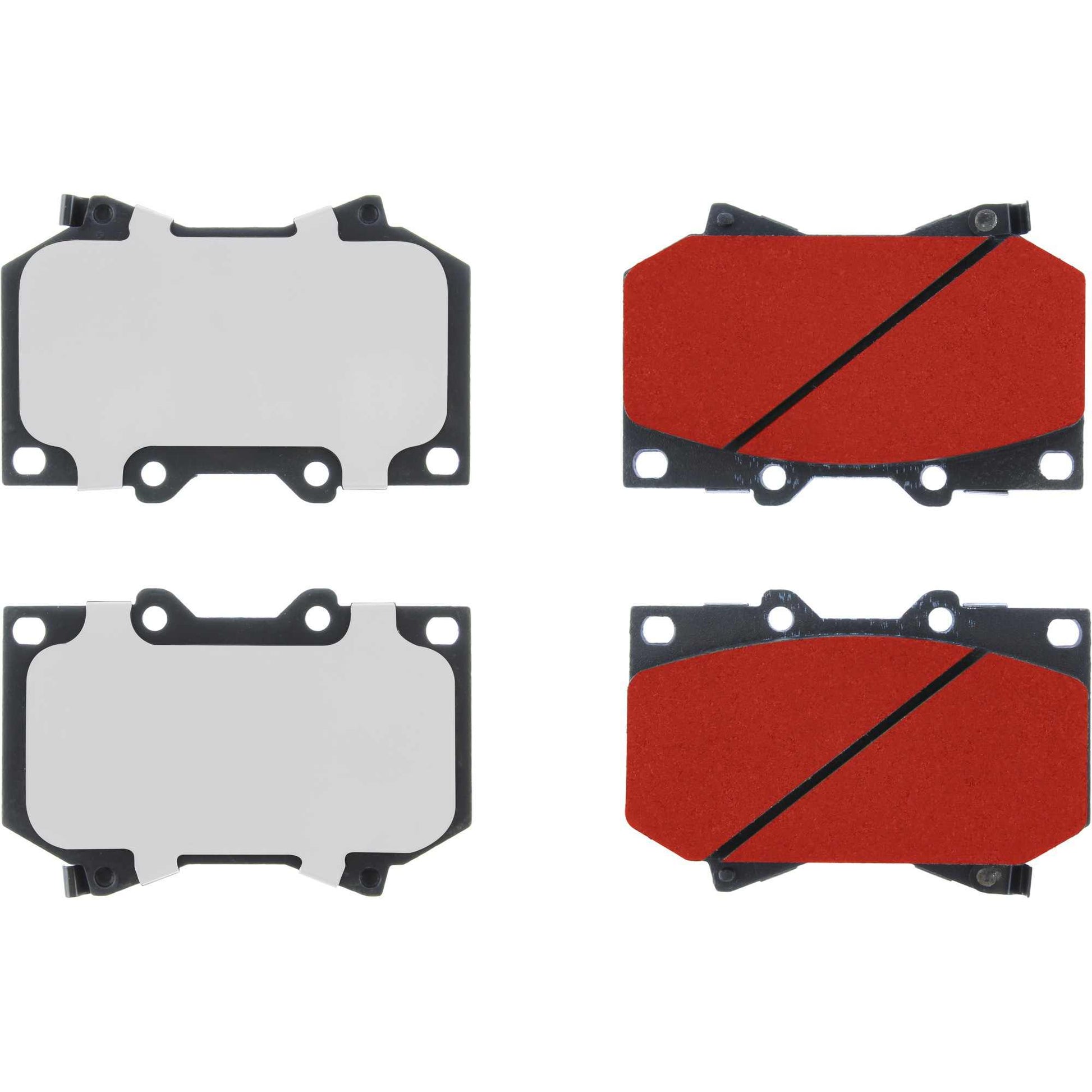 Top View of Front Disc Brake Pad Set CENTRIC 500.08120