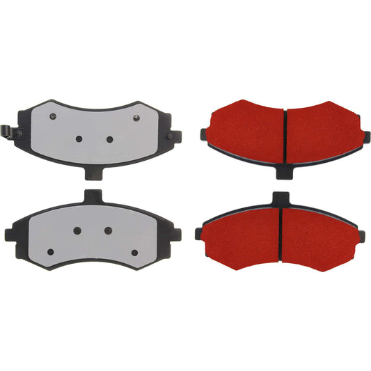 Top View of Front Disc Brake Pad Set CENTRIC 500.09410