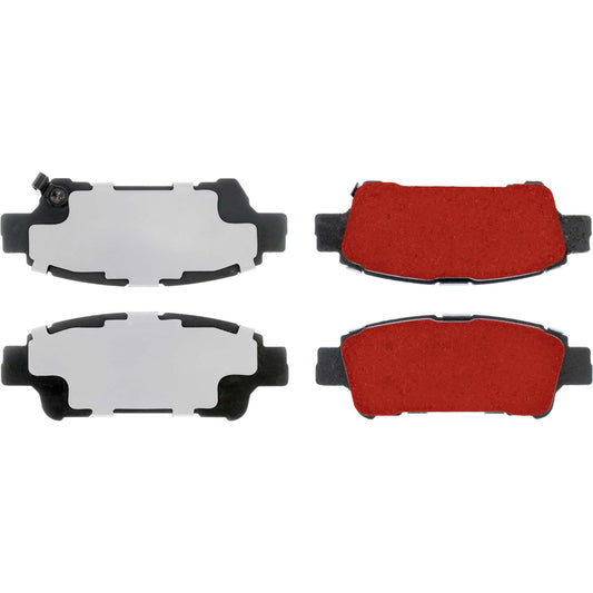 Top View of Rear Disc Brake Pad Set CENTRIC 500.09950