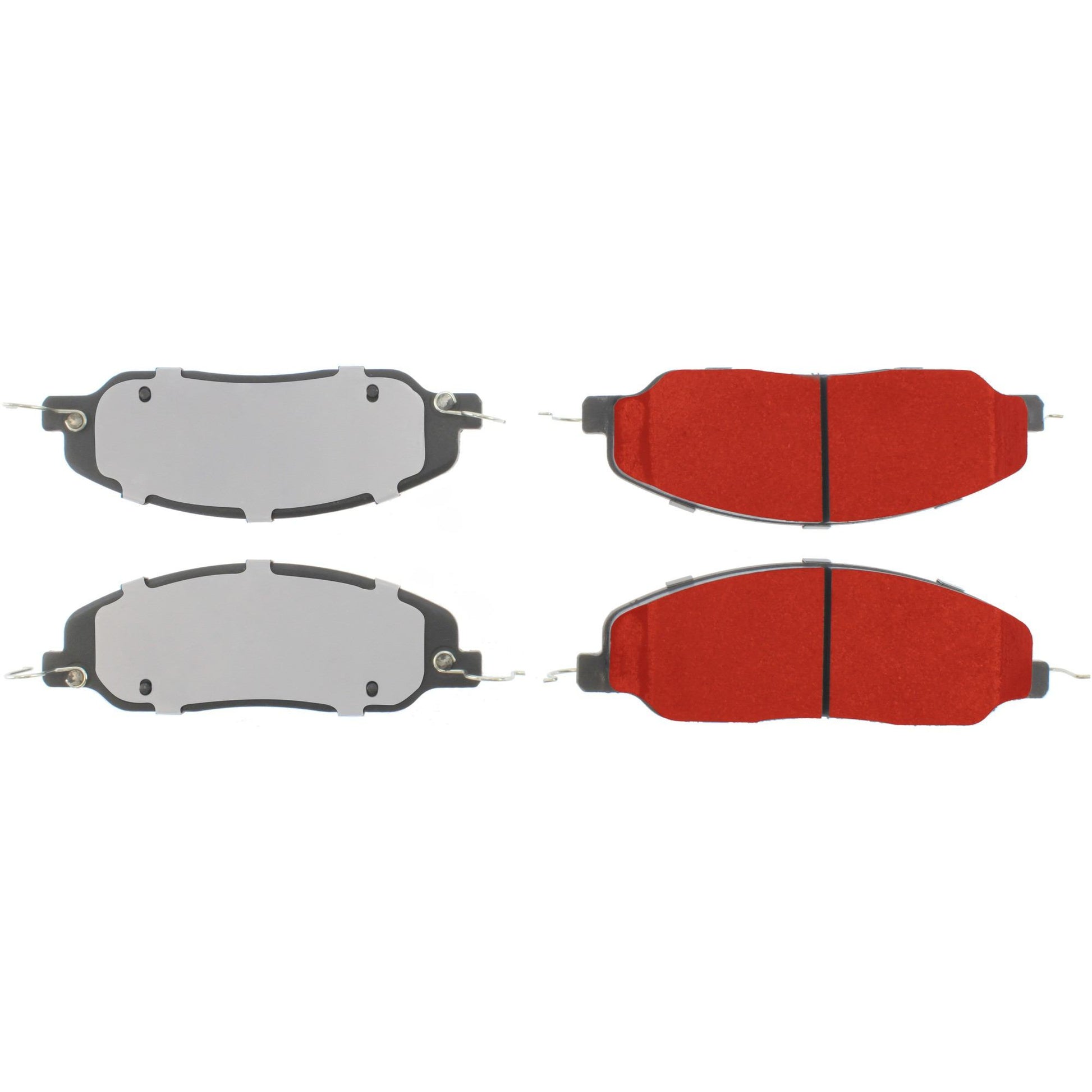 Top View of Front Disc Brake Pad Set CENTRIC 500.10810