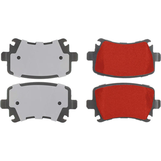 Top View of Rear Disc Brake Pad Set CENTRIC 500.11080