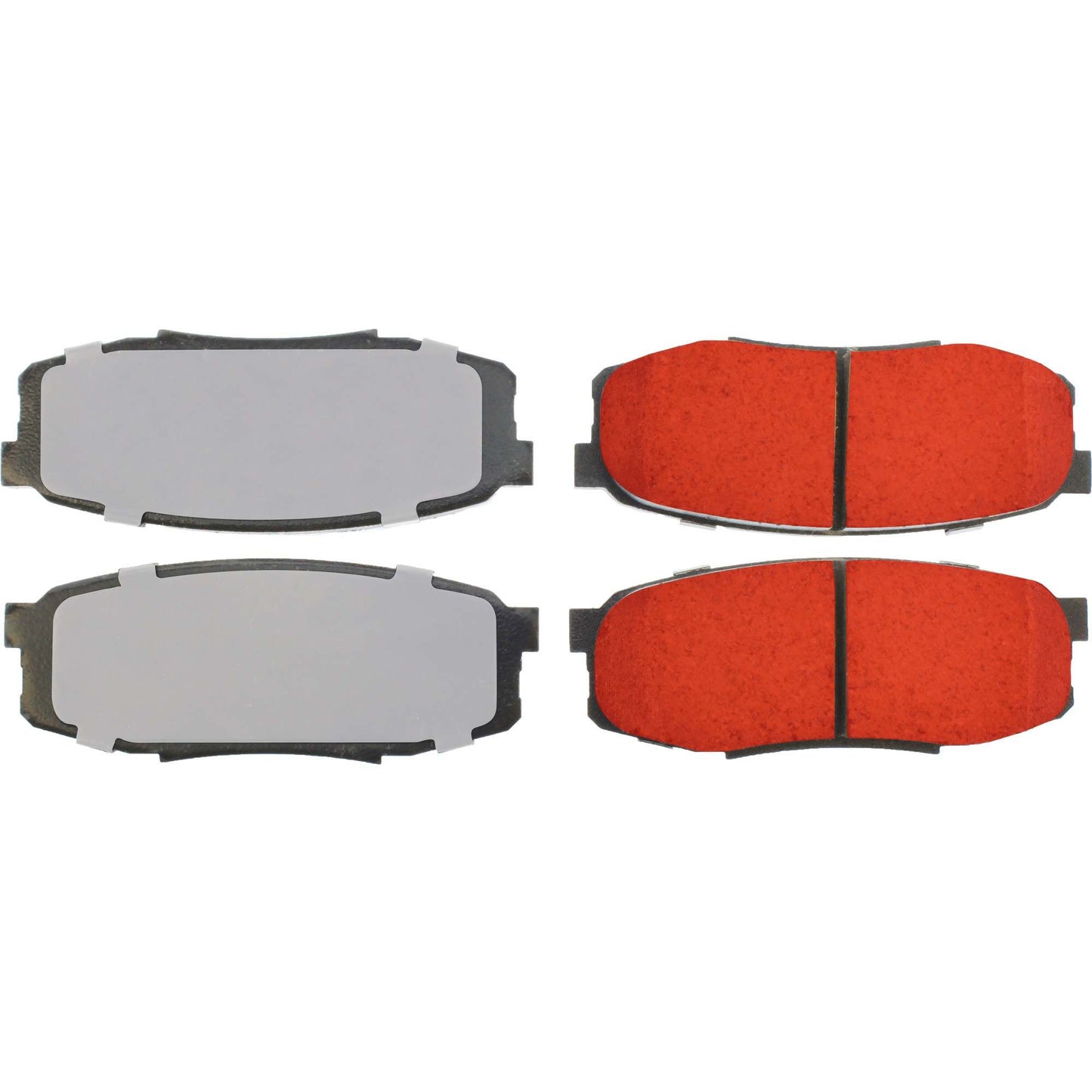 Top View of Rear Disc Brake Pad Set CENTRIC 500.13040