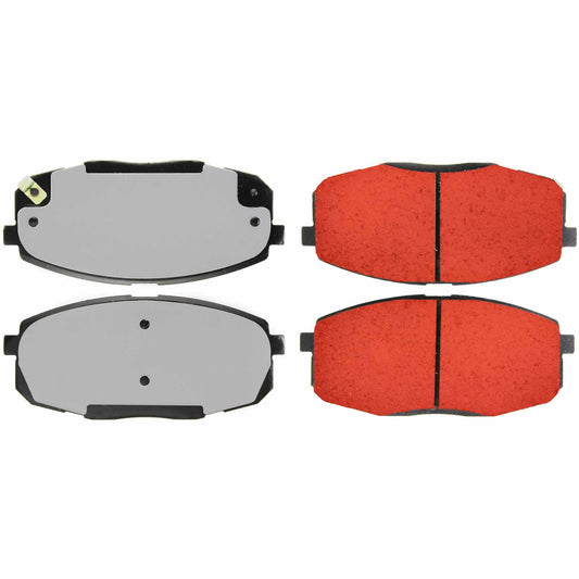 Top View of Front Disc Brake Pad Set CENTRIC 500.13970