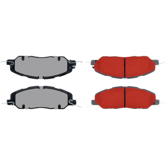 Top View of Front Disc Brake Pad Set CENTRIC 500.14630