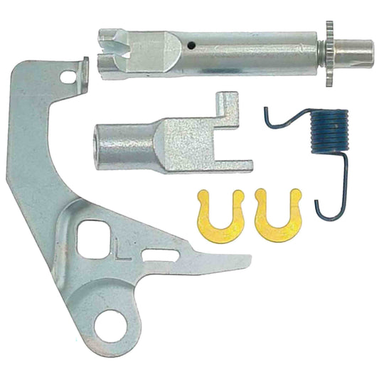 Front View of Rear Left Drum Brake Self-Adjuster Repair Kit CARLSON 12502