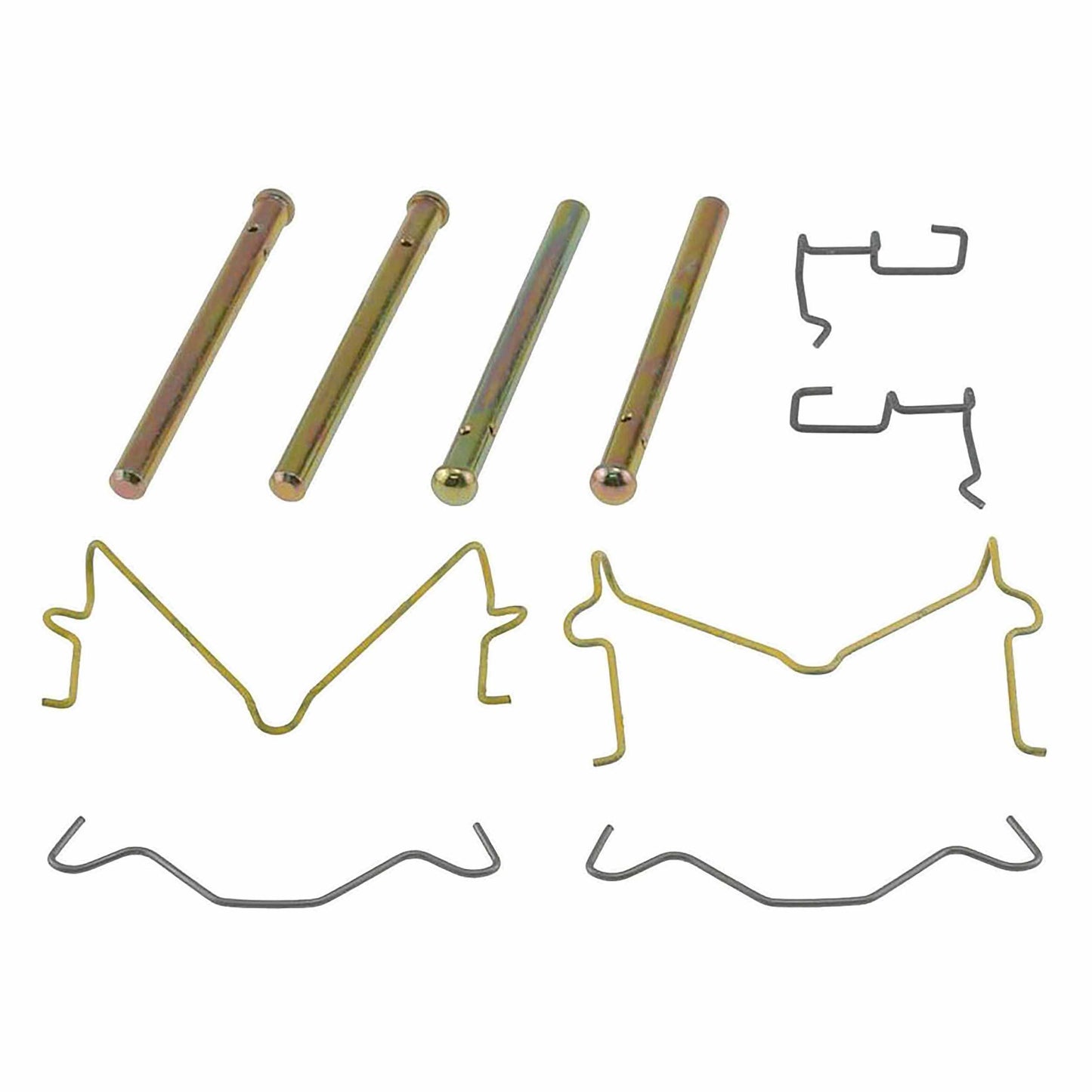 Front View of Rear Disc Brake Hardware Kit CARLSON 13396