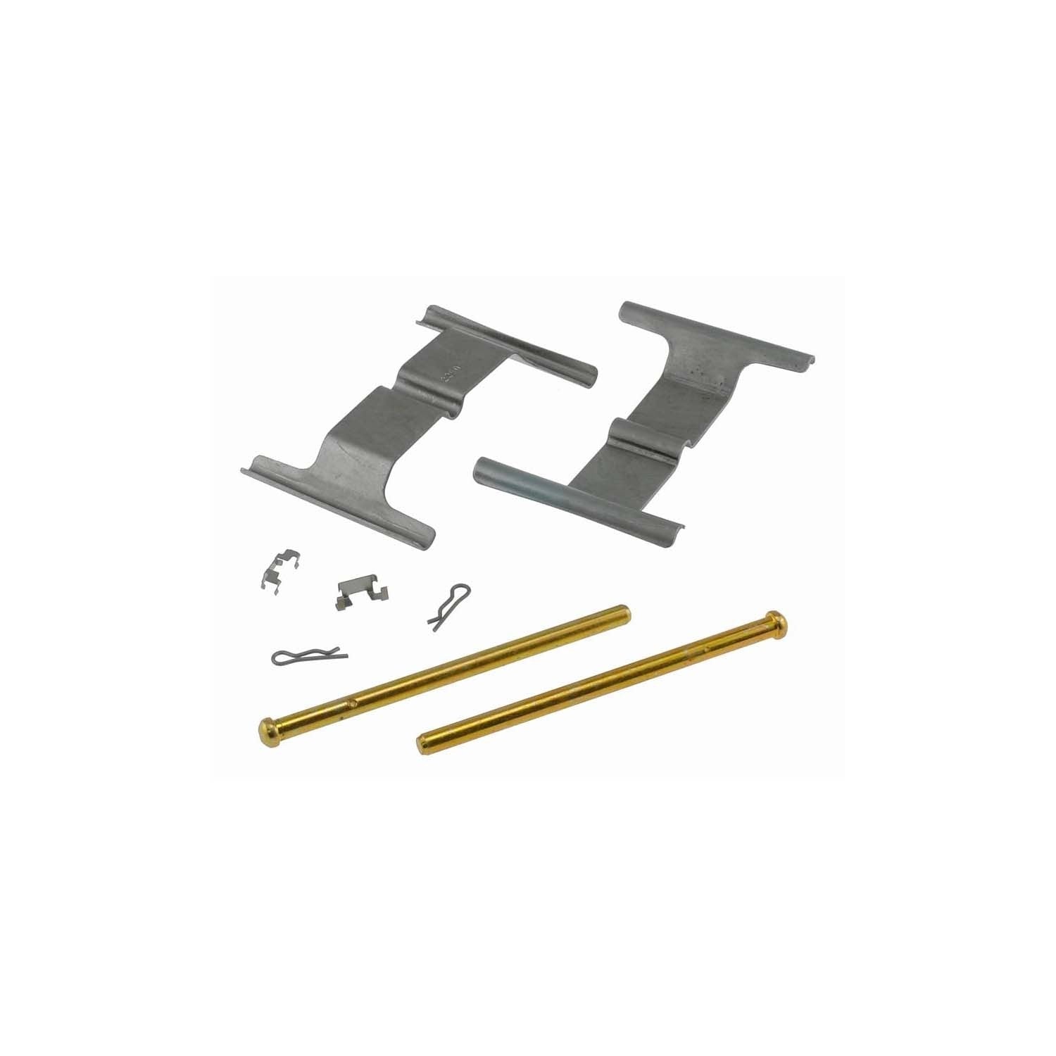 Front View of Front Disc Brake Hardware Kit CARLSON 13412