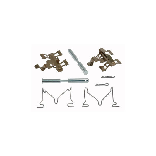 Front View of Rear Disc Brake Hardware Kit CARLSON 13443