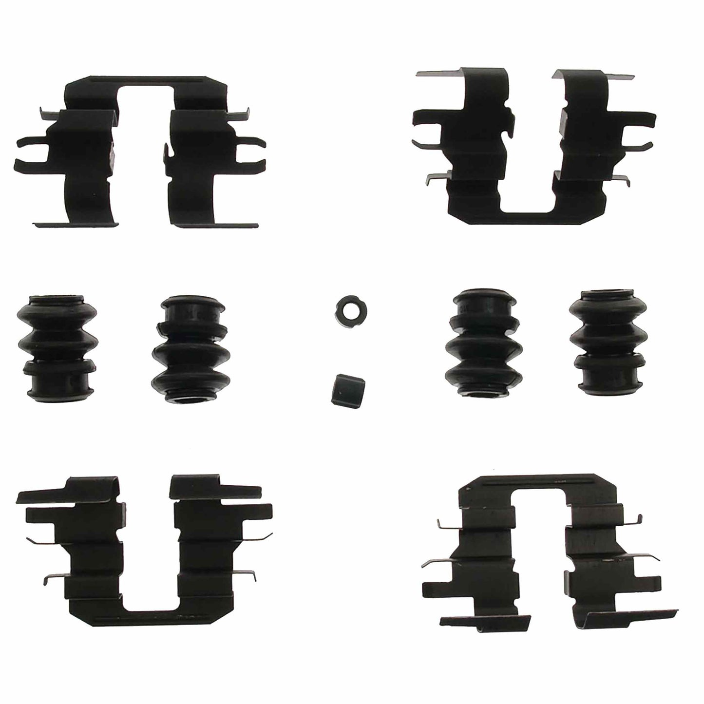 Front View of Rear Disc Brake Hardware Kit CARLSON 13447Q