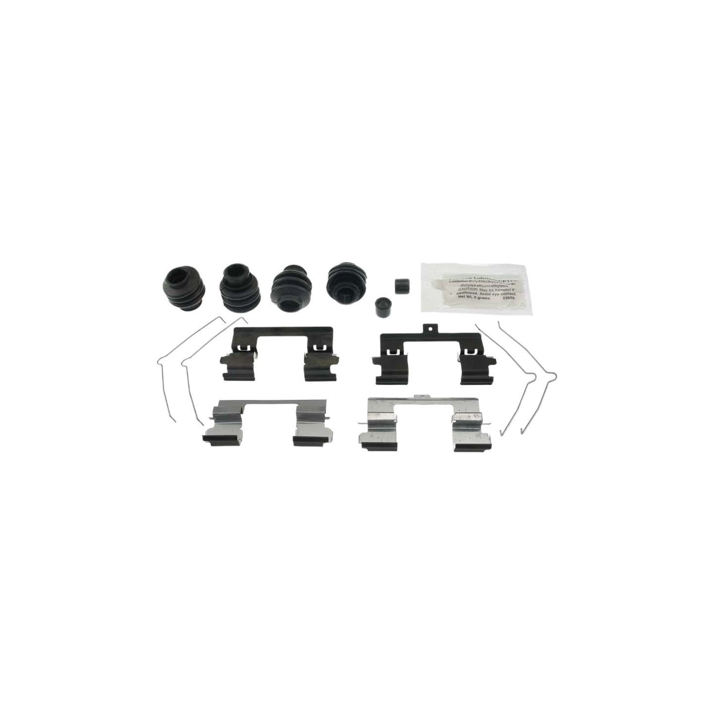 Front View of Front Disc Brake Hardware Kit CARLSON 13555Q