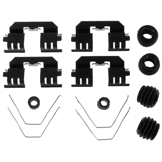 Front View of Rear Disc Brake Hardware Kit CARLSON 13604Q