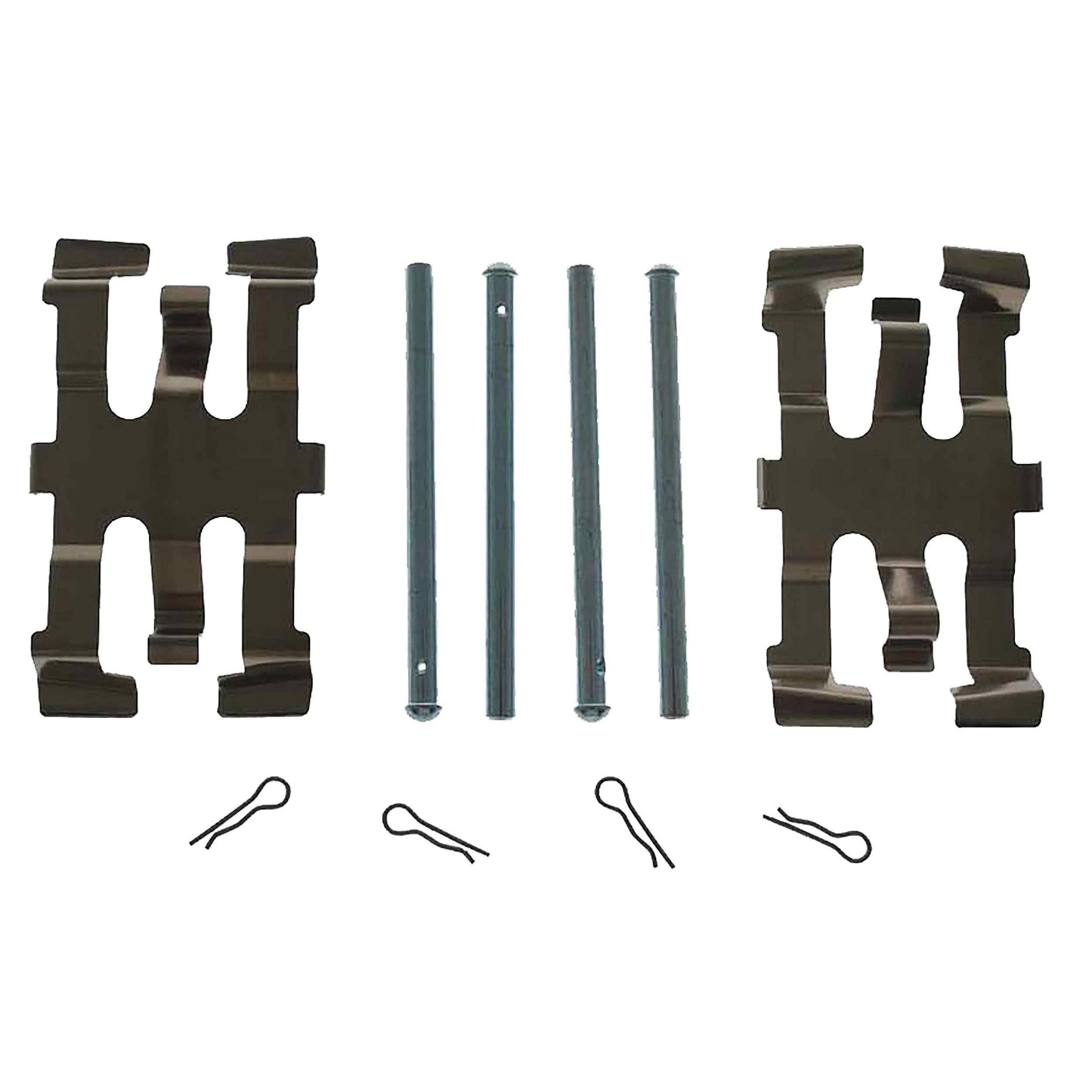 Front View of Rear Disc Brake Hardware Kit CARLSON 13620