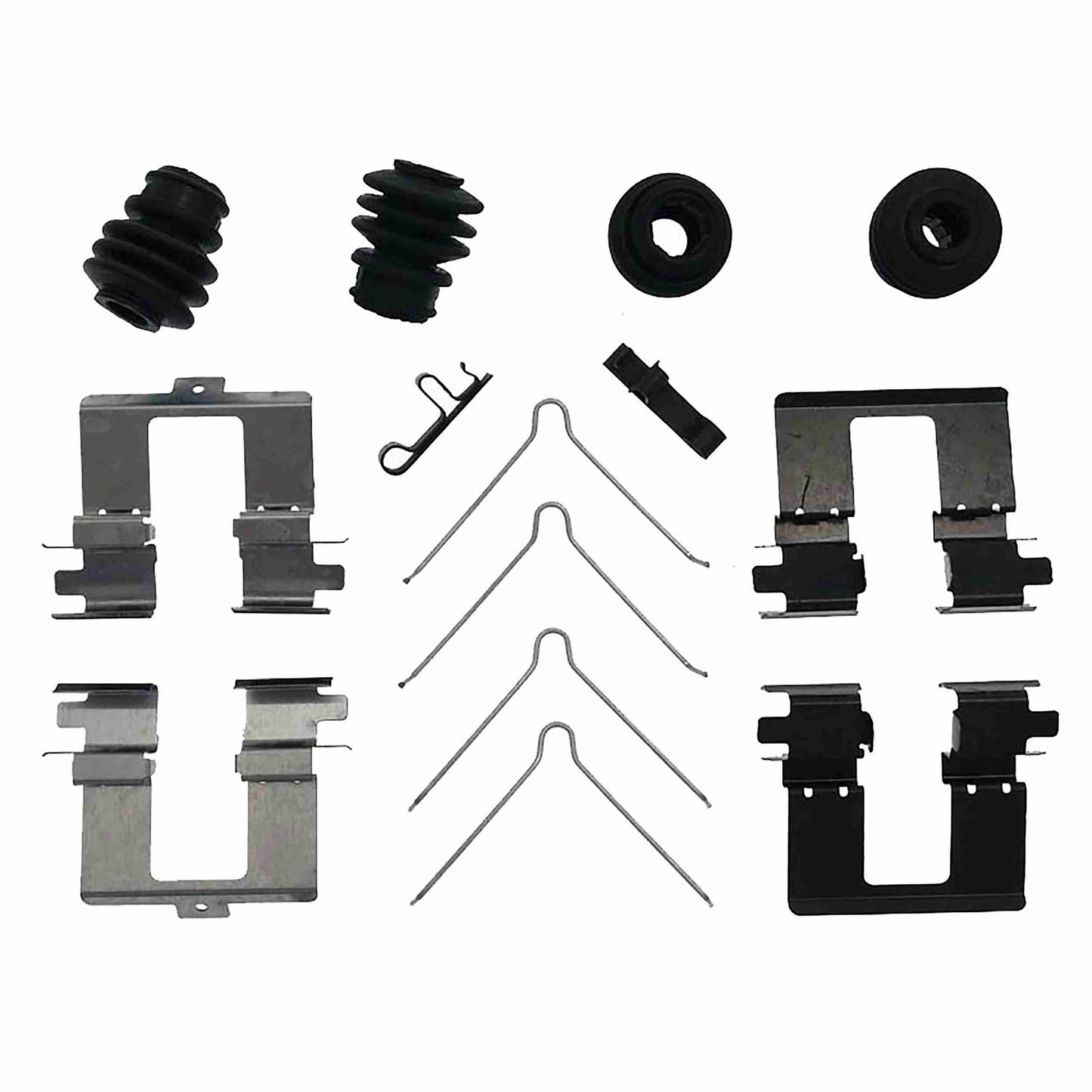 Front View of Rear Disc Brake Hardware Kit CARLSON 13630Q