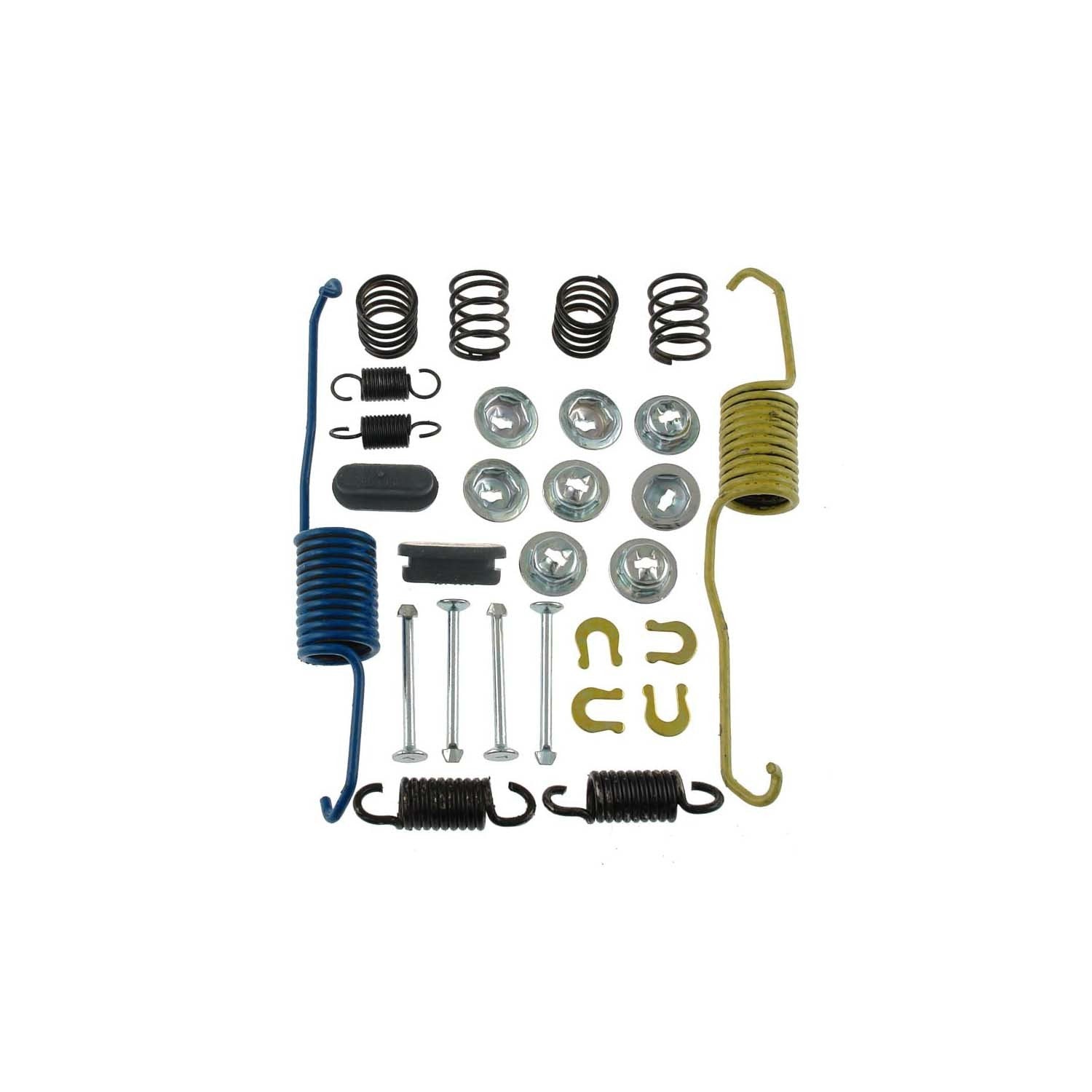 Front View of Rear Drum Brake Hardware Kit CARLSON 17287