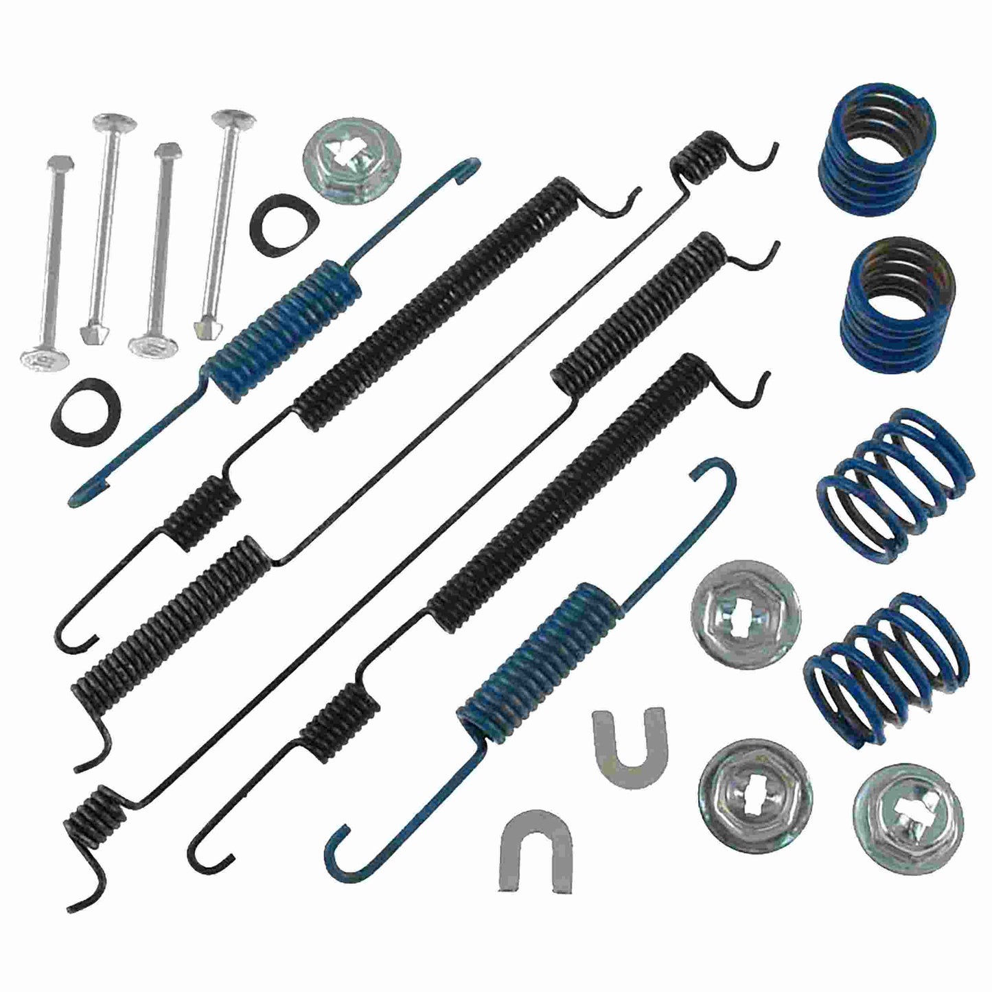 Front View of Rear Drum Brake Hardware Kit CARLSON 17342