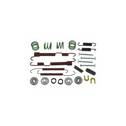 Front View of Rear Drum Brake Hardware Kit CARLSON 17350