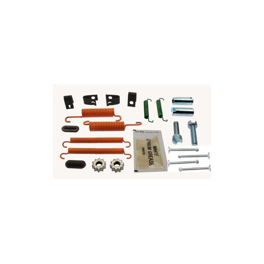 Front View of Rear Drum Brake Hardware Kit CARLSON 17352