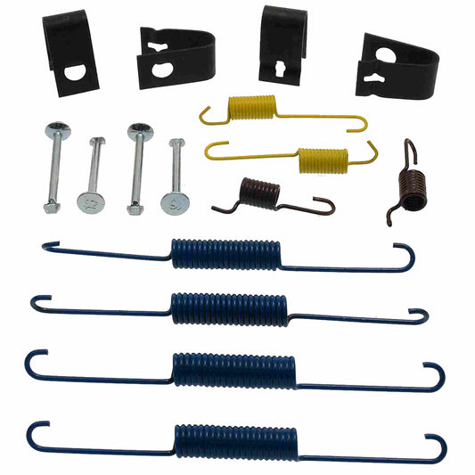 Front View of Rear Drum Brake Hardware Kit CARLSON 17353