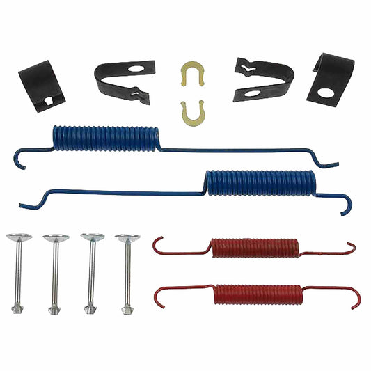 Front View of Rear Drum Brake Hardware Kit CARLSON 17364