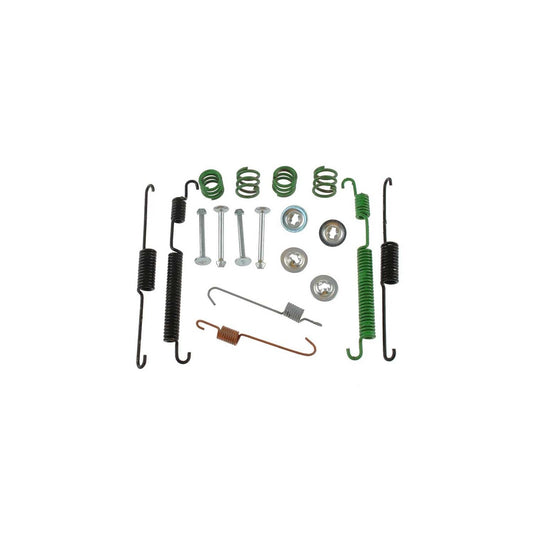 Front View of Rear Drum Brake Hardware Kit CARLSON 17366