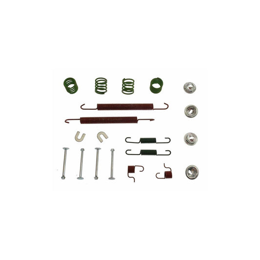 Front View of Rear Drum Brake Hardware Kit CARLSON 17375