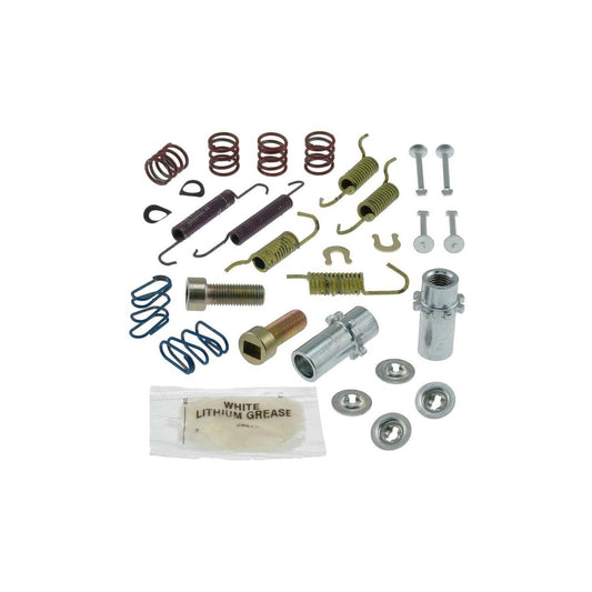 Front View of Rear Parking Brake Hardware Kit CARLSON 17389