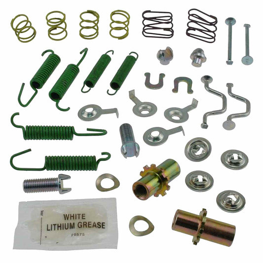 Front View of Rear Parking Brake Hardware Kit CARLSON 17393