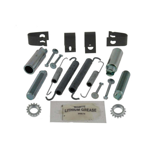 Front View of Rear Parking Brake Hardware Kit CARLSON 17401