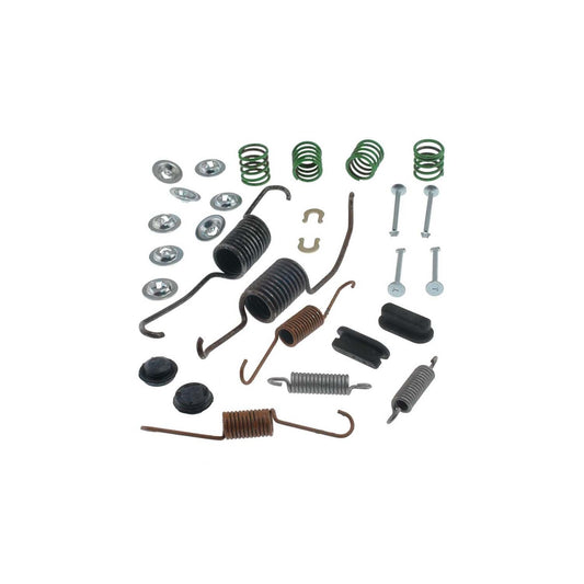 Front View of Rear Drum Brake Hardware Kit CARLSON 17448